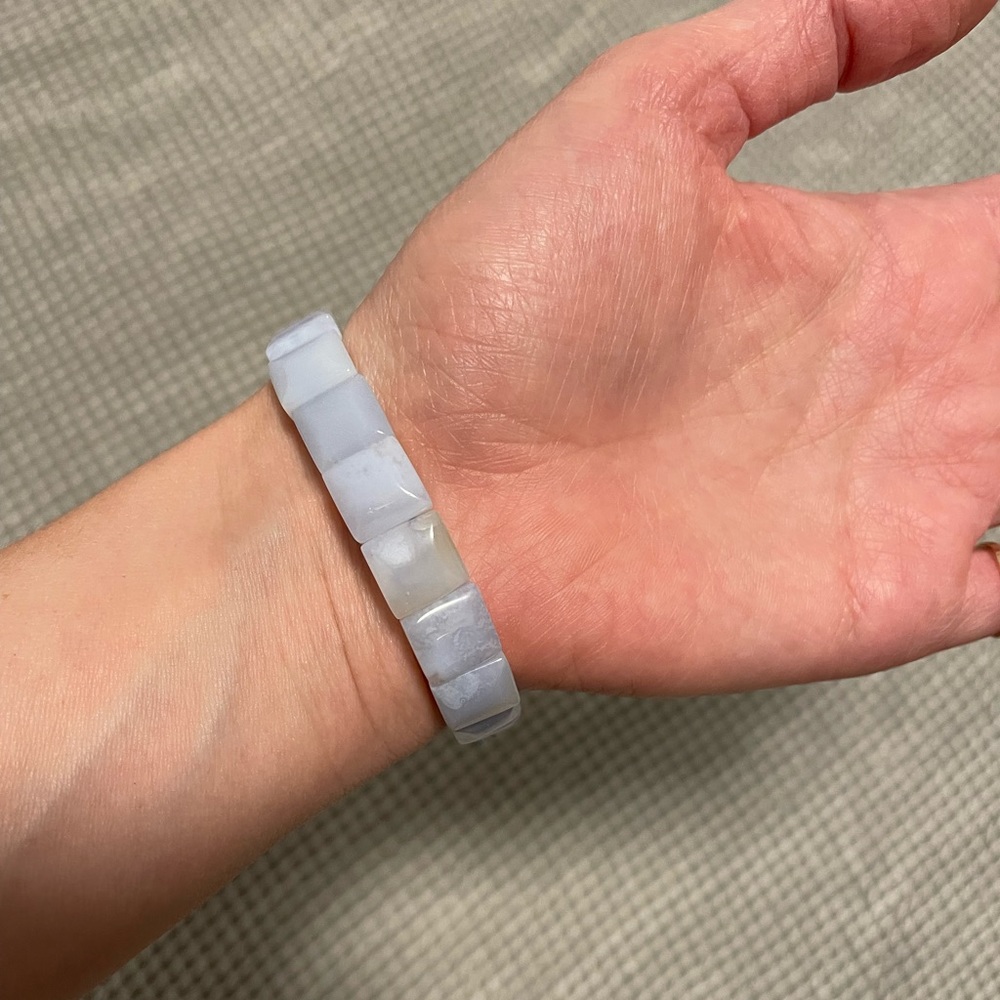 Blue Chalcedony Bracelet - Picture 4 of 4